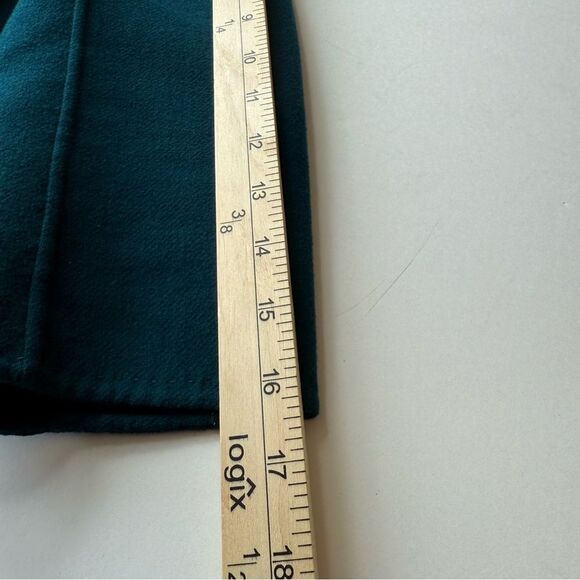 Talbots • Teal Wool Jacket Coat Blazer • Size 2 Petite • 3/4 Sleeve - Picture 7 of 13
